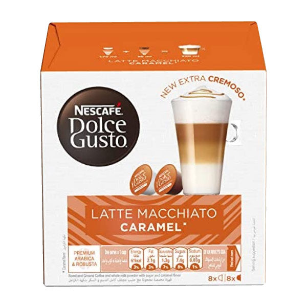 Nescafé Dolce Gusto - LATTE.MACCHIATO CARAMEL - 16.Capsules