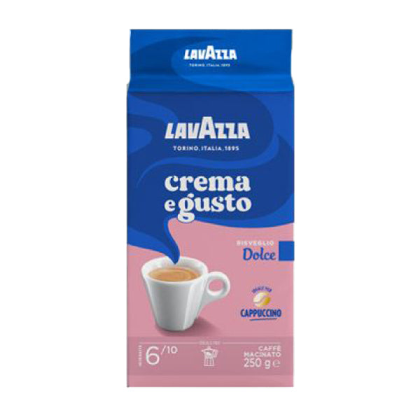 Lavazza Crema E Gusto Dolce - Ground Coffee - 250g - Vacuum