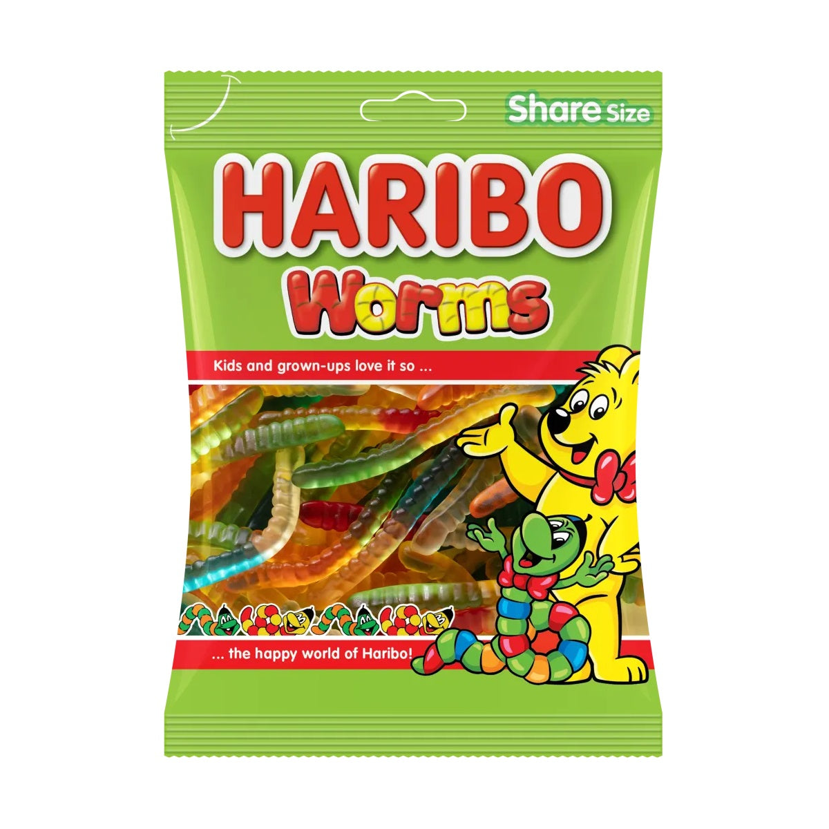HARIBO Worms - Gummy.Candy - 65g