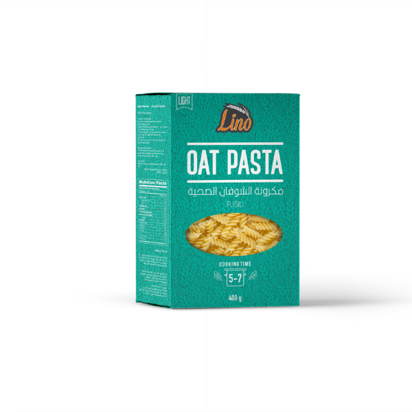 Lino Oat Pasta Fusilli – 400g | Healthy High-Fiber Pasta Made from Oats