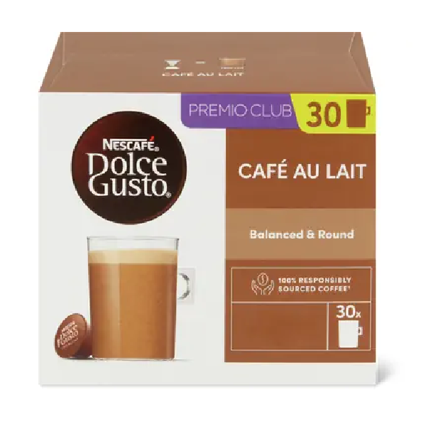 Nescafé Dolce Gusto - CAFÉ.AU.LAIT - 30 Capsules