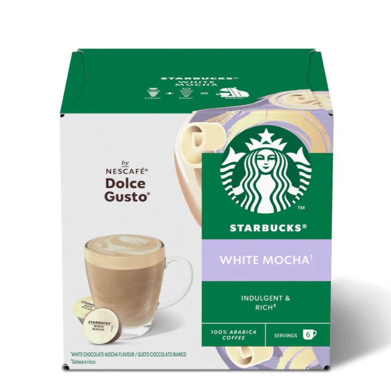 Starbucks Dolce Gusto - WHITE MOCHA - 12.Capsules