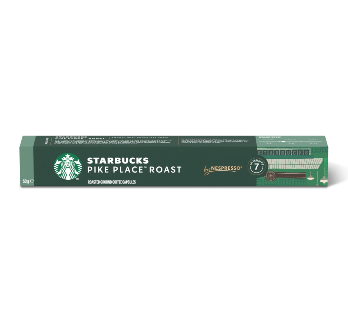 Starbucks Pike Place Roast - 10 Capsules - Nespresso Compatible