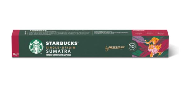 Starbucks Single.Origin Sumatra - 10.Capsules - Nespresso Compatible