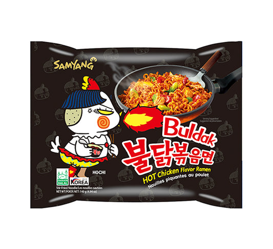 SamYang Buldak Hot Chicken Ramen – Spicy Korean Instant Fried Noodles - 140g  [Best.Before: 30/09/2025]