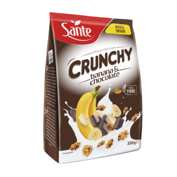 Sante Crunchy Banana & Chocolate - 350 gm