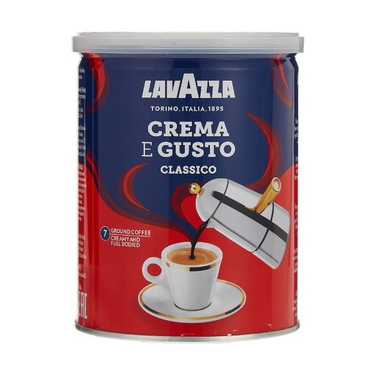 Lavazza Crema E Gusto Classico - Ground Coffee - 250gm - Can