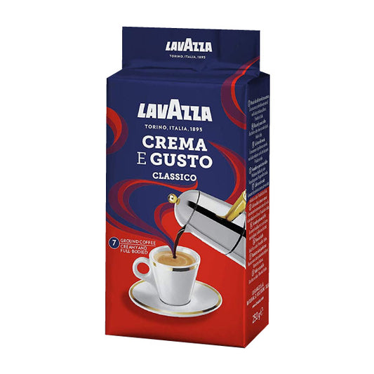 Lavazza Crema E Gusto Classico - Ground Coffee - 250gm - Vacuum