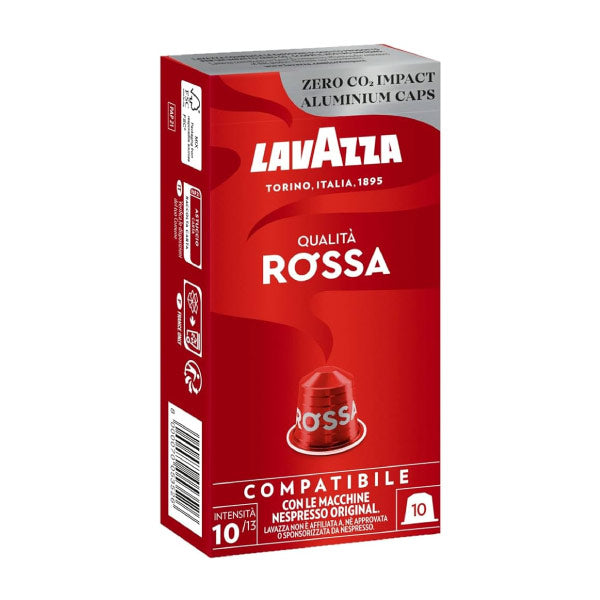 Lavazza Qualità Rossa - 10 Capsules - Nespresso Compatible