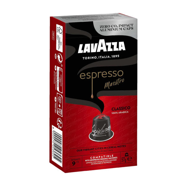 Lavazza Espresso Maestro Classico - 10 Capsules - Nespresso Compatible