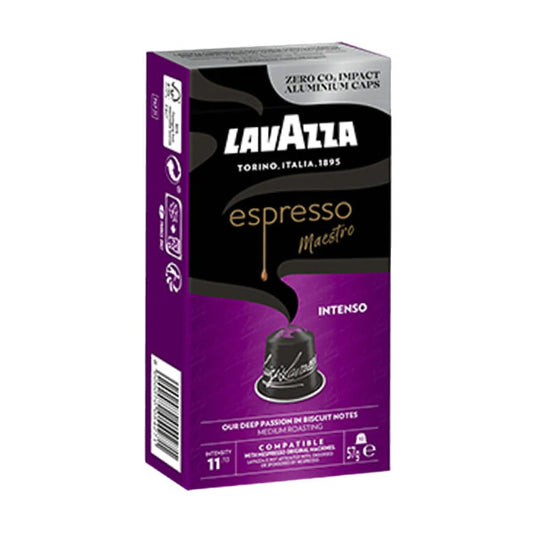 Lavazza Espresso Maestro Intenso - 10 Capsules - Nespresso Compatible