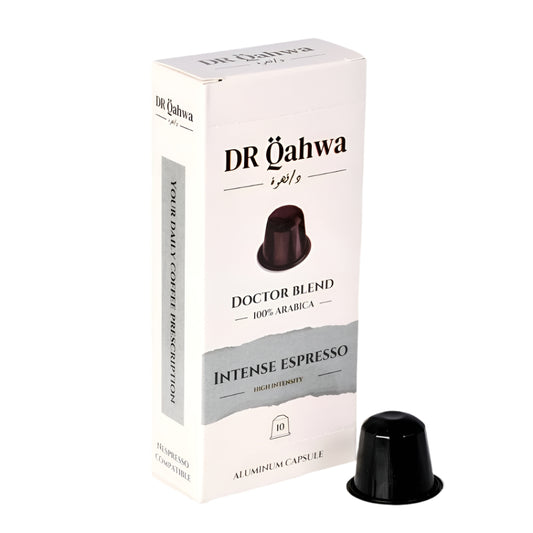 DR Qahwa - Intense Espresso (Dark Roast) - 10 Capsules - Nespresso Compatible