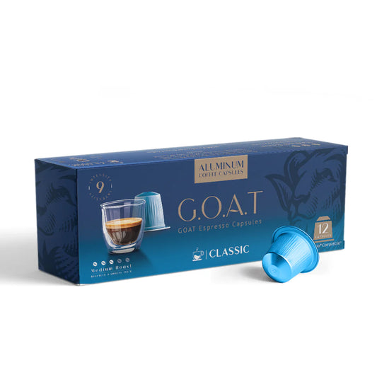 GOAT Espresso Capsules "CLASSIC" - 12 Capsules - Nespresso Compatible