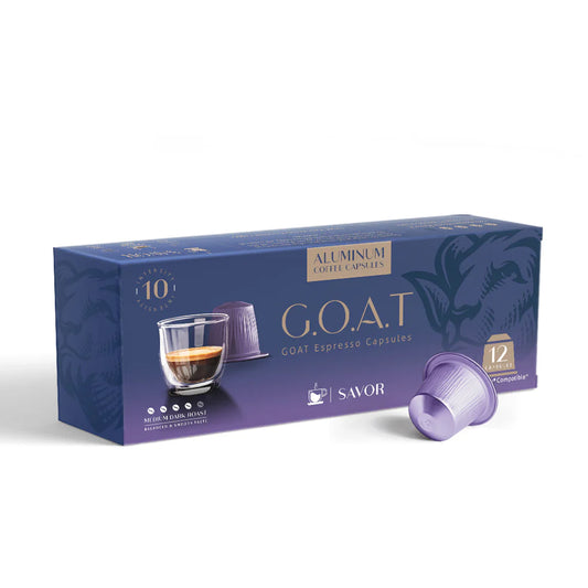 GOAT Espresso Capsules "SAVOR" - 12 Capsules - Nespresso Compatible