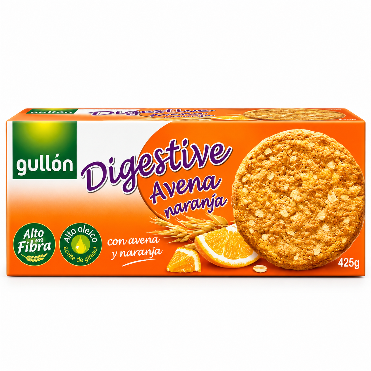 Gullón Digestive Oat & Orange Biscuits 425g | High Fibre