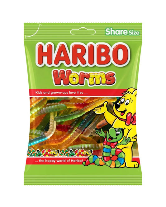 HARIBO Worms - Gummy.Candy - 80gm