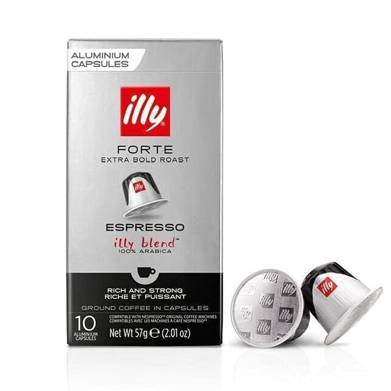 illy Forte Espresso (Extra Bold Roast) - 10 Capsules - Nespresso Compatible