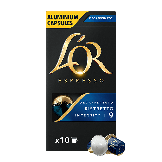 L'OR Espresso Ristretto Decaffeinato - 10 Capsules - Nespresso Compatible