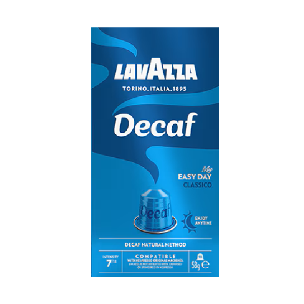 Lavazza DECAF Classico - 10 Capsules - Nespresso Compatible