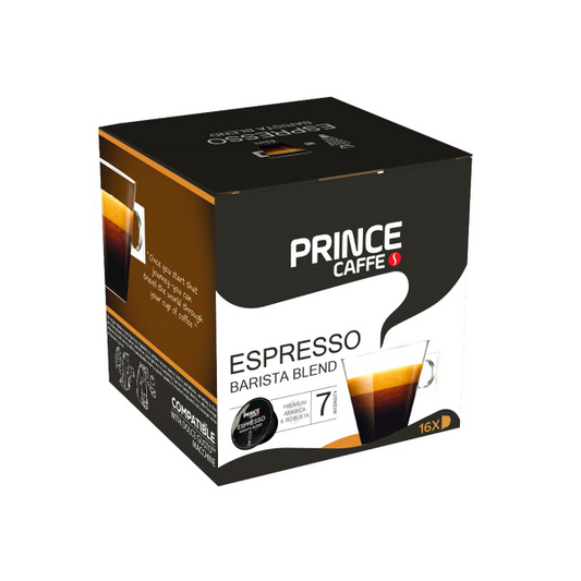 Prince Caffe - ESPRESSO.BARISTA BLEND - 16.Capsules - Dolce Gusto Compatible