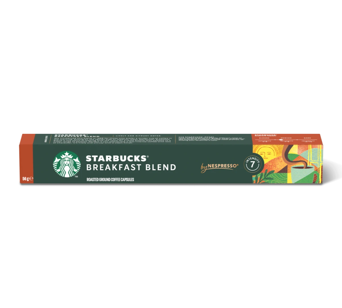 Starbucks Breakfast Blend - 10 Capsules - Nespresso Compatible