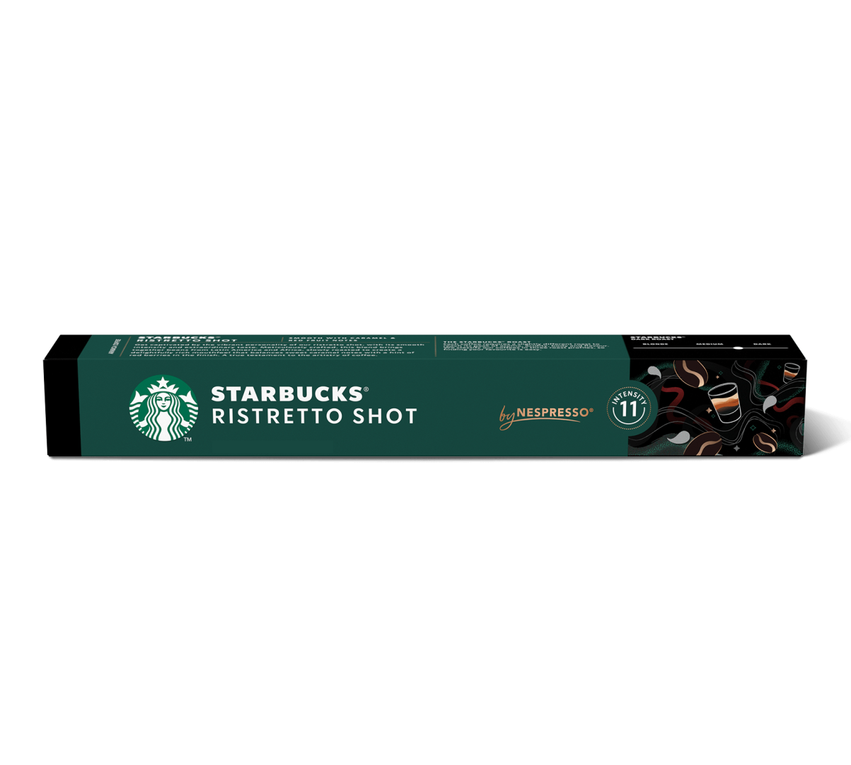 Starbucks Ristretto Shot - 10.Capsules - Nespresso Compatible