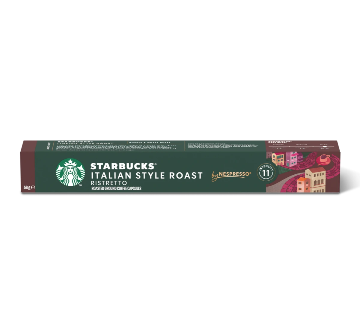 Starbucks Italian Style Roast - 10 Capsules - Nespresso Compatible
